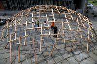 Decay of a Dome Exhibit 10th Venice Biennale of Architecture Wang Shu Pritzker 2012